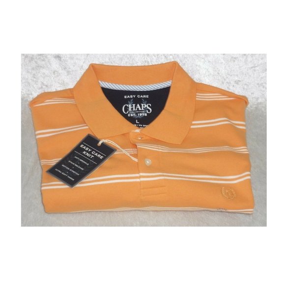 Men's Polo Shirt Chaps Easy Care Short Sleeves size S NEW - Picture 4 of 5